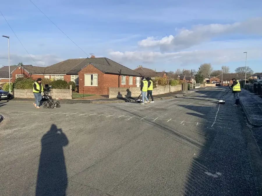 GPR survey practical for Level 4 qualification