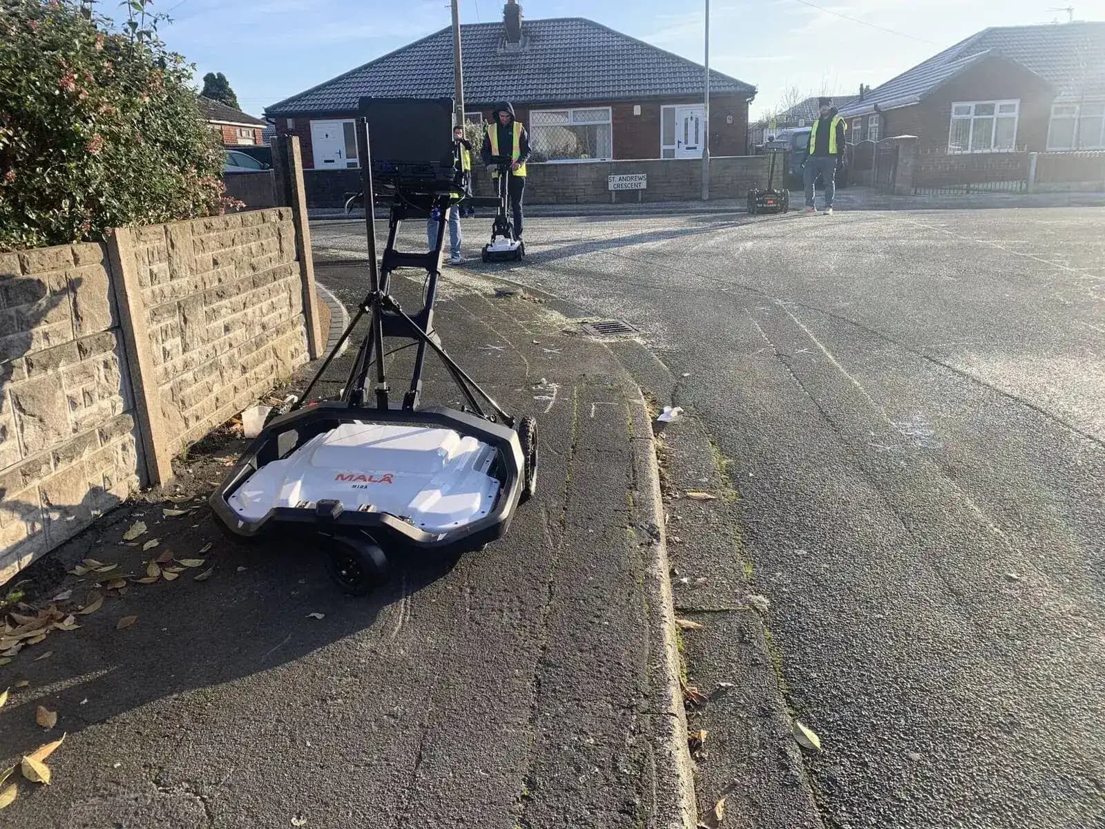 PAS128 awareness training - electromagnetic locator practical