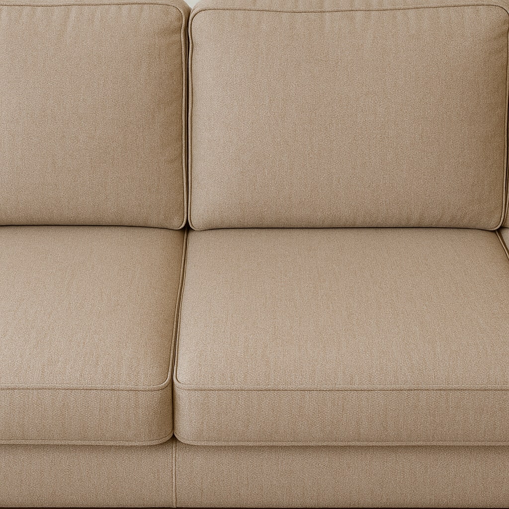 The same sofa looking clean and fresh after cleaning