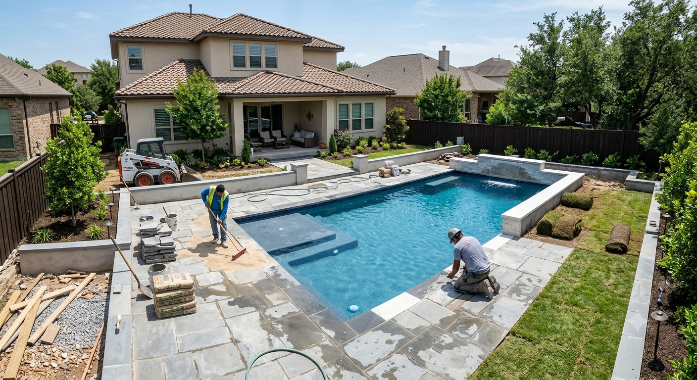 Pools in Texas: The Honest Math on Building One and Selling With One