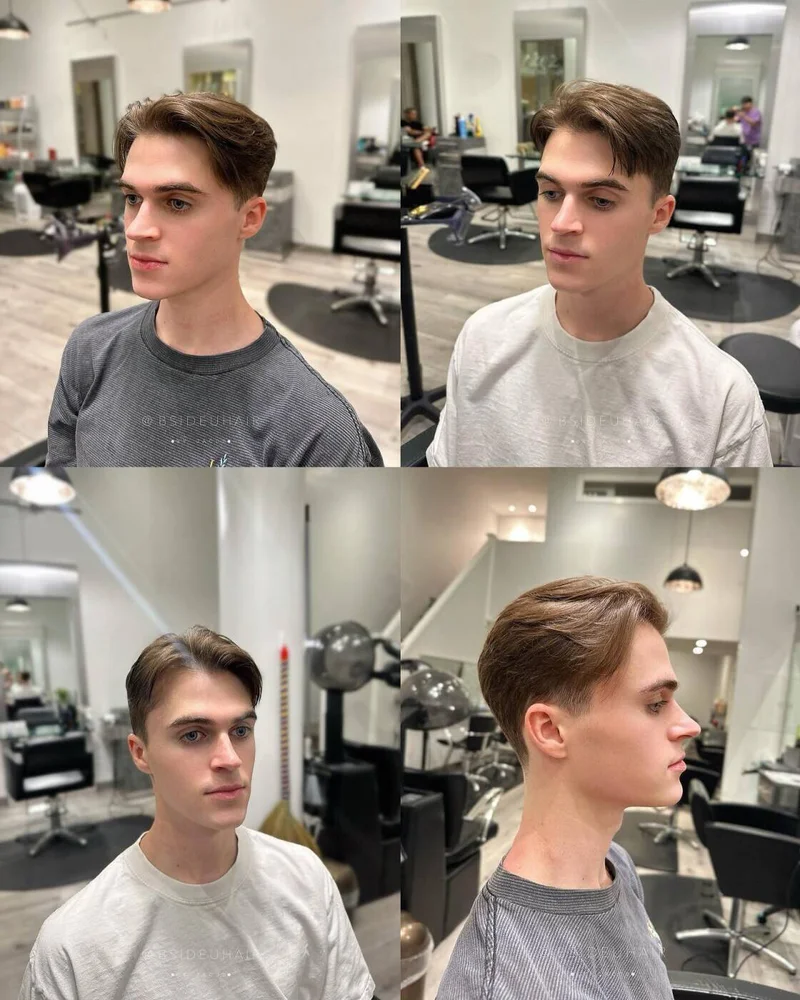 Jacob barber haircut at B SIDE U