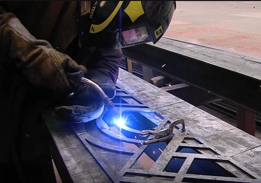Détail de métal forgé