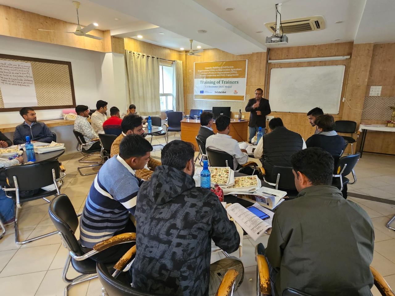27 Participants from 16 CSOs across India working on agriculture, FPO, women empowerment participate in 3 days residential TOT