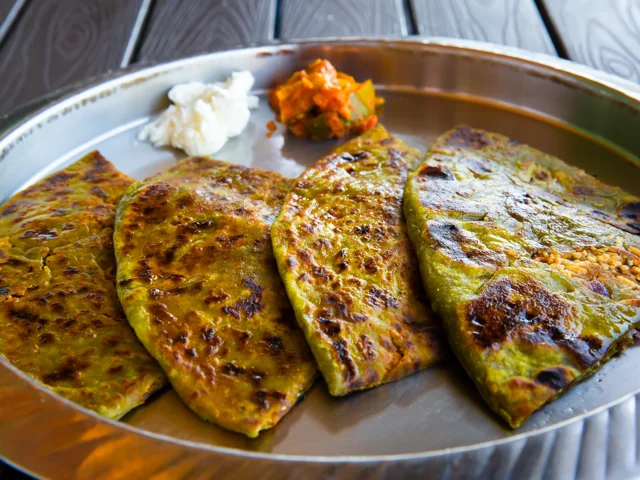 Green Chilli Parantha