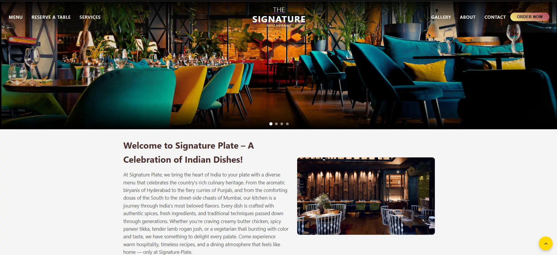 The Signature Plate - A Restaurant