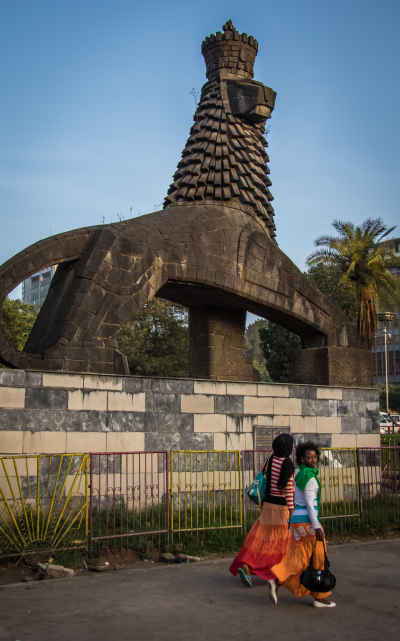 Lion of Judah Sculpture 1954, Addis Ababa Ethiopia