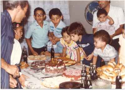 Egyptian Children Birthday Party, Giza 1980s
