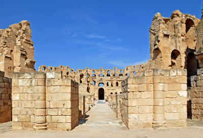 El Djem Amphitheater Western Entrance, Tunisia