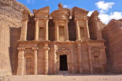 Ad Deir Monastery Facade, Petra Jordan