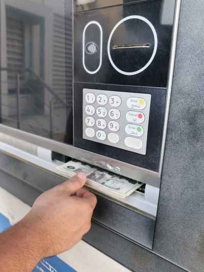 Cash Withdrawal from ATM Machine