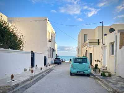 La Marsa Coastal Street with Wallyscar, Tunisia