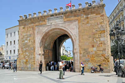 Bab El Bhar Gate, Tunis Medina UNESCO Site