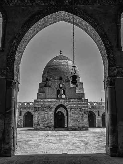 Ibn Tulun Mosque Dome Courtyard, Sayeda Zeinab Cairo