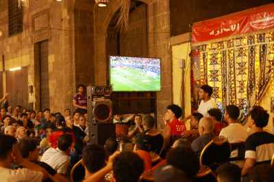 Egypt World Cup Match Screening, Al-Gamaliya Cairo