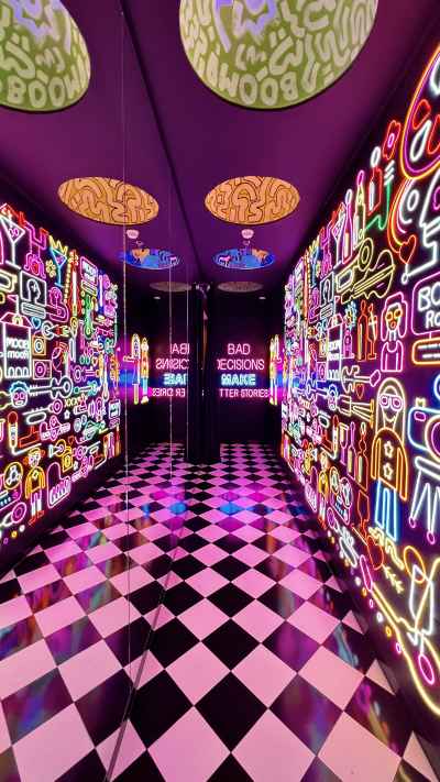 Boom Room Neon Art Corridor, Marsa Matruh