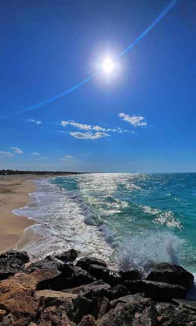 Mediterranean Beach at Green Beach Village, North Coast Egypt