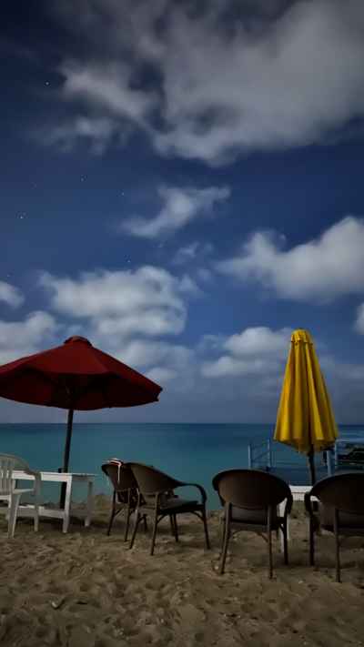 Beach Chairs and Umbrellas, North Coast Alexandria