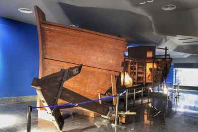 Ancient Roman Merchant Ship Model, Greco-Roman Museum Alexandria