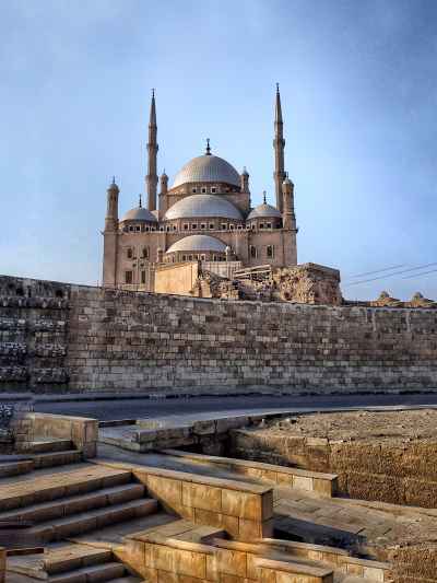 Mohamed Ali Mosque and Citadel Walls, Cairo