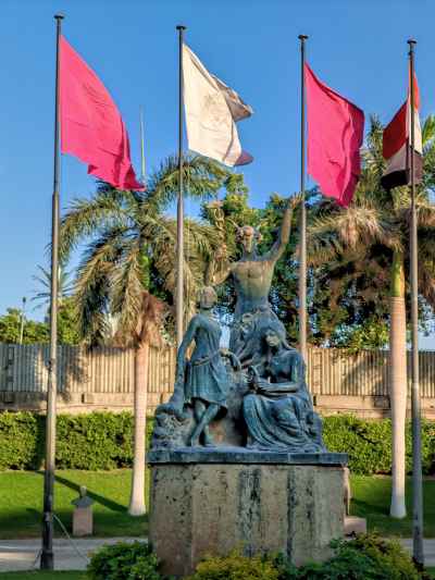 Bronze Sculpture Group, Cairo Opera House Gardens, Zamalek