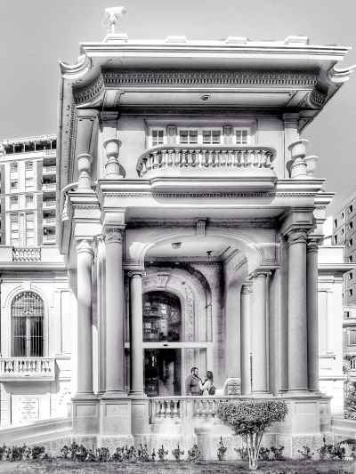 Royal Jewelry Museum Entrance Facade, Alexandria Egypt