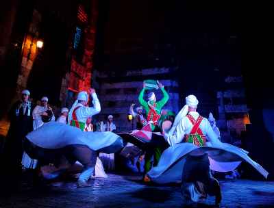 Tanoura Dance Troupe Group Performance, Wekalat Al-Ghoury Cairo