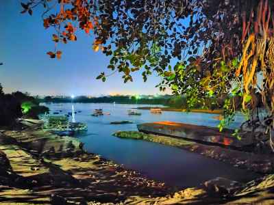 Nile Waterfront Night View, Al-Qanater Al-Khayreya