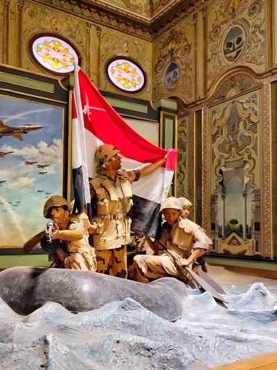 Suez Canal Crossing Diorama, Egyptian Military Museum Cairo