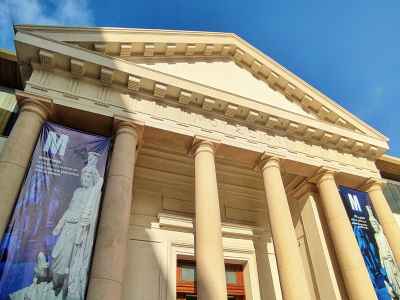 Greco-Roman Museum Classical Facade, Alexandria Egypt