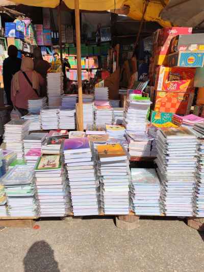 School Supplies Street Stall, Fajjala Market Cairo