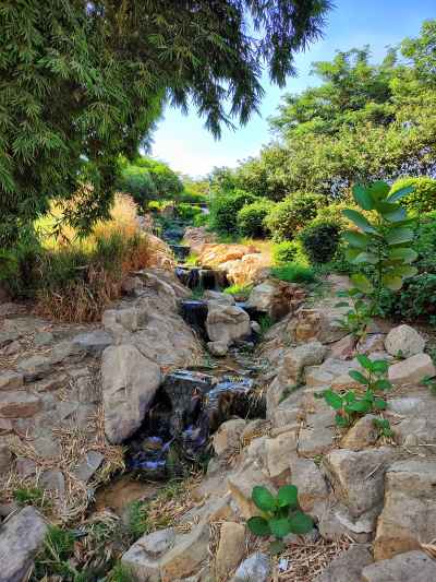 Rocky Waterfall and Stream, Al-Azhar Park Cairo