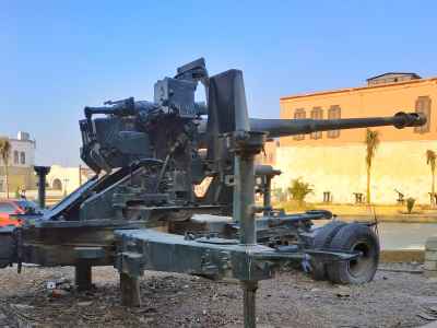 Anti-Aircraft Field Gun Display, Saladin Citadel Cairo