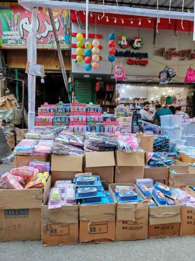 School Supplies Street Display, Andalosya Group, Al-Azbakeya Cairo