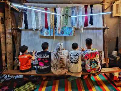 Traditional Hand Loom Weaving, Saqyet Abu Shaara, Al-Monofeya