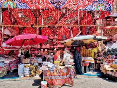 Moulid Al-Nabi Sweets Market Stall, Sayeda Zeinab Cairo