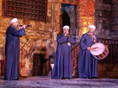 Mizmar and Tabla Baladi Musicians, Wekalat Al-Ghoury Cairo