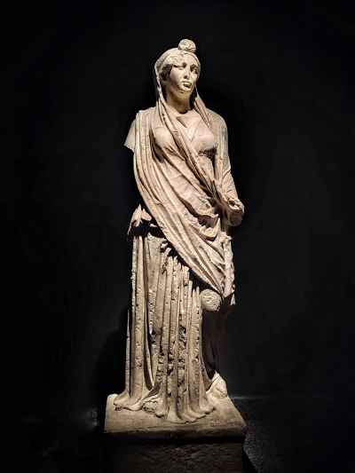 Ptolemaic Female Stone Statue, Greco-Roman Museum Alexandria