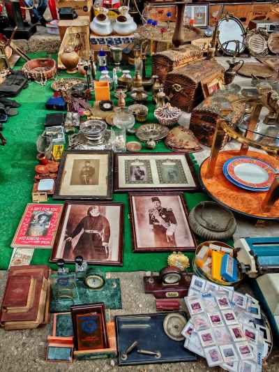 Antique Collectibles Display, Diana Market Wust El-Balad Cairo