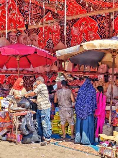 Moulid Sweets Stall Buying Activity, Sayeda Zeinab Cairo
