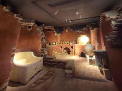 Roman Olive Press Reconstruction, Greco-Roman Museum Alexandria