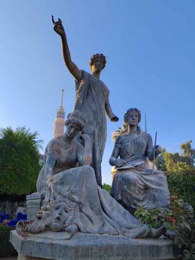 Bronze Muses Sculpture, Cairo Opera House, Zamalek