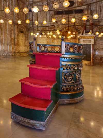 Dikkat Al-Muballigh Wooden Platform, Muhammad Ali Mosque Cairo