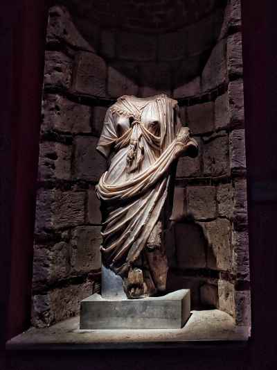 Headless Marble Female Statue, Greco-Roman Museum Alexandria