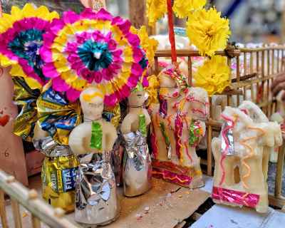 Traditional Sugar Dolls and Horses, Moulid Stall, Ramsis Cairo