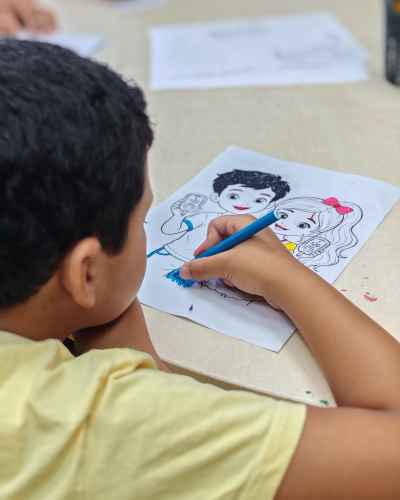 Child Coloring Cartoon Characters, Cairo Egypt