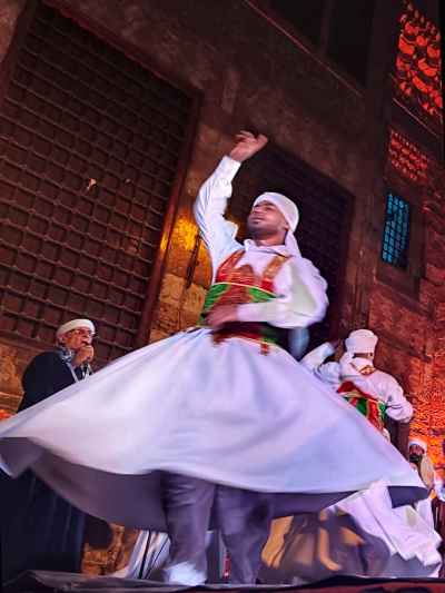 Tanoura Whirling Dance Performance, Wakala Al-Ghouri Cairo