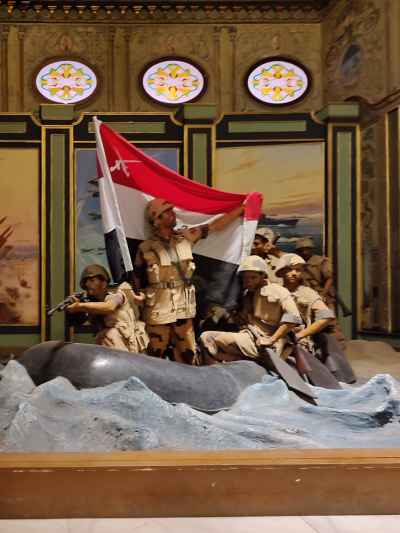 Suez Canal Crossing Diorama, Egyptian Military Museum Cairo