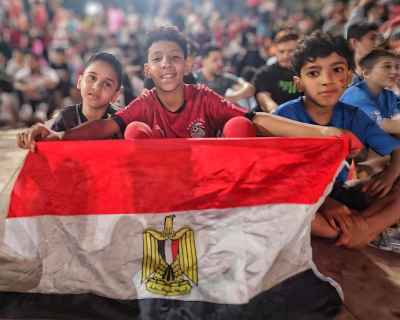 Future Fans Wave Egypt’s Flag Before World Cup 2026 Match