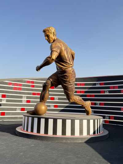 Football Player Bronze Statue, Fan Zone New Administrative Capital