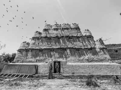 Traditional Mud Brick Pigeon Tower, Fayyum Rural Egypt